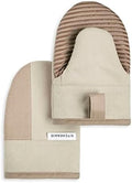KitchenAid Beacon Mini Oven Mitt Set, Milkshake Tan/Beige, 2 Piece
