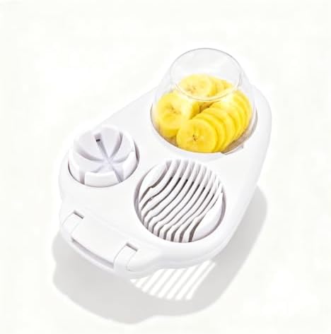 3 in 1 Egg Slicer for Kitchen – Multi-Functional Strawberry Banana
