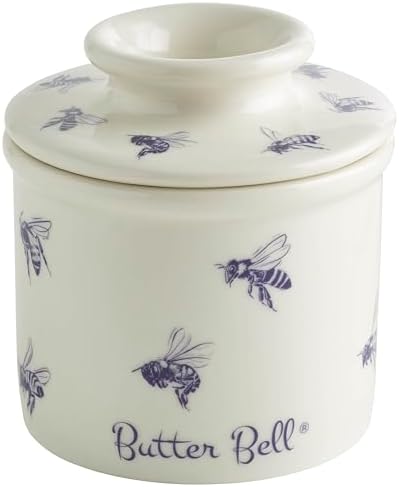 Butter Bell Crock by L. Tremain French Ceramic Butter Keeper, Honey
