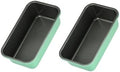Monfish Bread Loaf Pans for Home Baking, 2pcs Carbon Steel 1lb loaf