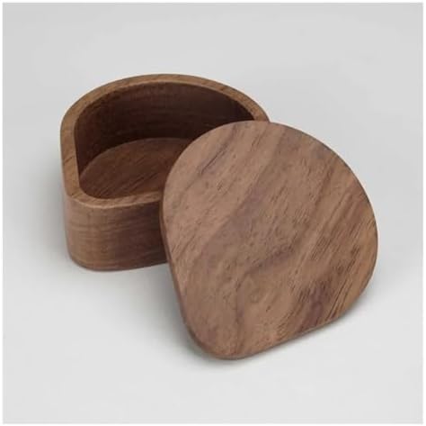 51/53 / 58MM Coffee Filter Paper Box Solid Wood Round Mocha Pot Handle