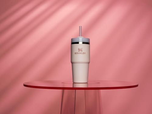 STANLEY Quencher H2.0 Flow State Tumbler, 14 oz, Rose Quartz 2.0