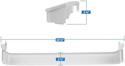 (2-Pack) 240338001 Door Bin Shelf Rack Compatible with Frigidaire