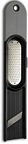 Microplane 3-in-1 Ginger Grater Tool - Black and Grey
