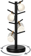 BAMBANG Mug Holder, 360° Rotating Mug Tree Holds 8 Coffee Cups, Space
