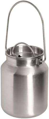 Lindy's Stainless Steel Seamless 1-Gallon Milk Jug, Milk Can, Milk