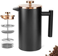 Stainless Steel French Press Coffee Maker, 1500ml