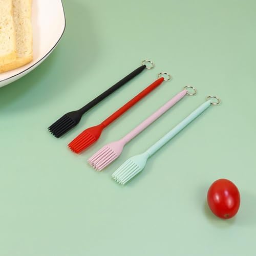 4pcs Silicone Pastry Brush Set Retractable Oil Brush for Baking