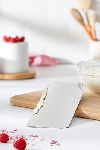 PME Extra Tall Stainless Steel Cake Scraper, 25cm/10in
