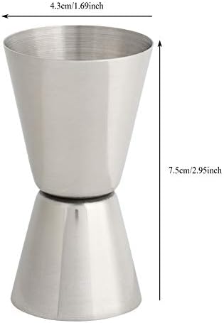 Measuring Cup, Measuring Cup Set 20/40ml Cocktail Jigger, Stainless