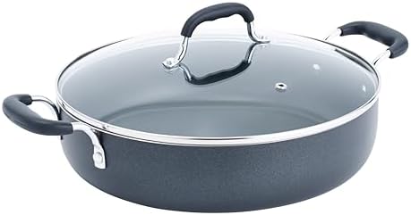 T-fal Specialty Nonstick 5 Qt Stock Pot with Lid Soup Pot, 5 Quart
