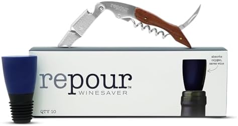 Repour Wine Essentials Combo Pack – Premium Corkscrew & Wine Saver