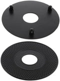 2Pcs Cast Iron Trivets for Iron Kettle, Vintage Style Heat Insulation