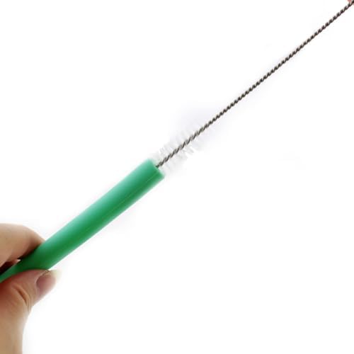 Silicone Reusable Drinking Straws Set with Brush and Case