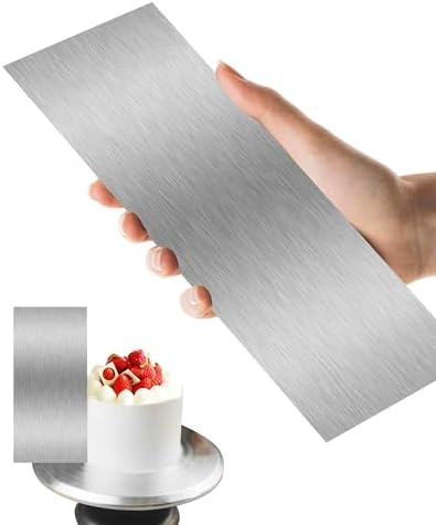 8.6 Inch Metal Cake Scraper Smoother Cake Decorating Supplies Kit