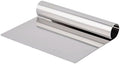 uxcell Stainless Steel Household Kitchen Gadgets Pastry Scraper Silver