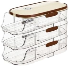 Kitchen Egg Container Egg Holder Organizer Dispenser With Transparent