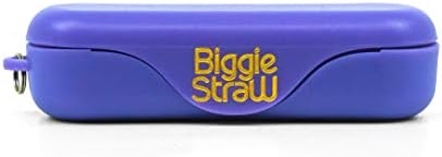 BiggieStraw Extra Wide Collapsible, Reusable Straw | Smoothies