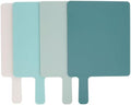 4PCS Plastic Cutting Boards Set, Color Coded Chopping Boards with