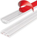 39" Transparent Shower Threshold Water Dam Barrier,Dry & Wet