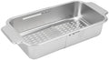 Stainless Steel Over Sink Colander Expandable Drain Basket Extendable