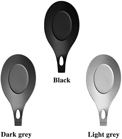 3 Pack Silicone Spoon Rest for Stove Top, Heat Resistant Kitchen