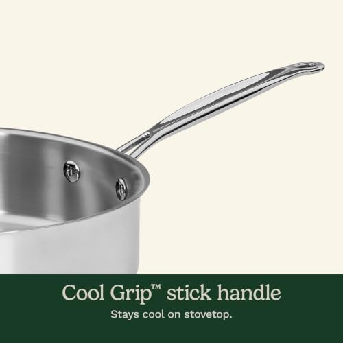 Cuisinart 5.5 Quart Sauté Pan w/ Cover, Stainless Steel Pan with Lid