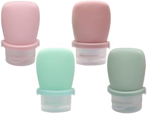 4pcs 1oz Travel Bottles for Toiletries, 30ml Leakproof Containers