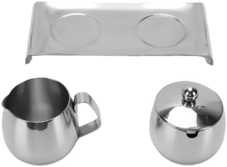 GOTOTOP Stainless Steel Milk Frothing Pitcher Set 300ml with Spout for
