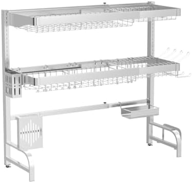 BOOSINY Extra Large Over-the-Sink Dish Drying Rack