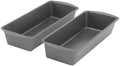 GoodCook Set of 2 Extra Large 13" x 5" Nonstick Steel Bread Loaf Pans
