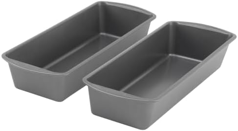 GoodCook Set of 2 Extra Large 13" x 5" Nonstick Steel Bread Loaf Pans