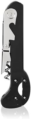 True Recoil Waiters Corkscrew Wine Opener, Durable Stainless Steel