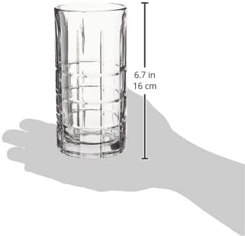 Anchor Hocking Manchester Drinking Glasses Set, 16 oz Tumbler Glasses