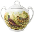 European Collection. 15oz (450ml) White Porcelain Sugar Bowl with Lid.