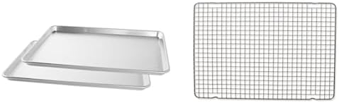 Nordic Ware Naturals Big Baking Sheet, 2 Pack, Silver & 43343 Oven