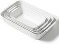 HOMBENE Ceramic Baking Dish Set with Handles, 1.2/2/3/4.2 QT