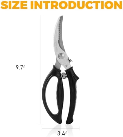 Poultry Shears, Heavy Duty Poultry Scissors & Chicken Shears for