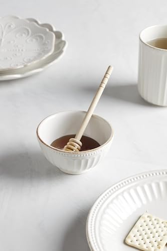 Lenox (858037) French Perle Groove Bowls (Set of 3), Mini, White