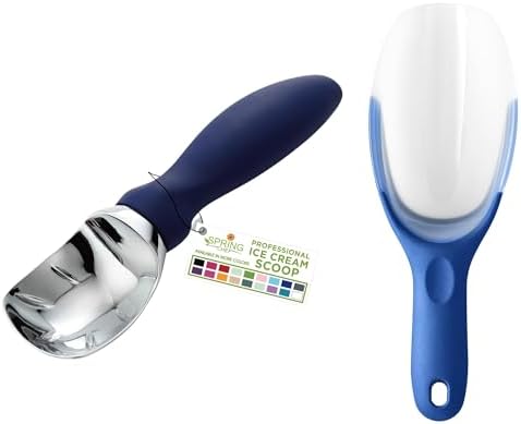 Spring Chef Professional Ice Cream Scoop & Flexi-Plastic Magnetic Ice