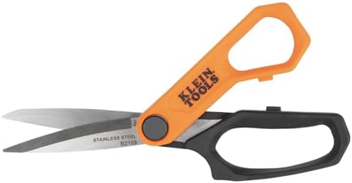 Klein Tools B2109 Heavy Duty Scissors, Multipurpose Utility Shears for