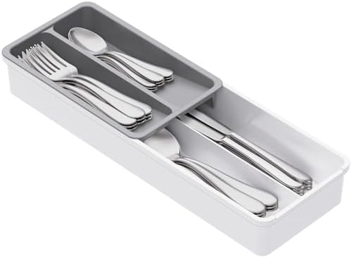Lifewit Compact Silverware Organizer for Kitchen Drawer