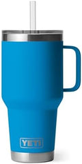 YETI Rambler 35 oz Straw Mug, Big Wave Blue