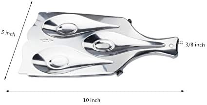 Stainless Spoon Rest, Sturdy Stainless Steel Spoon Rests for Kitchen
