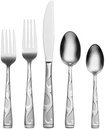 Oneida Tuscany 45-Piece 18/0 Silverware Set for 8, Flatware