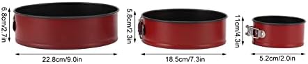 Cake Pan Set, NonStick Round Springform Bake