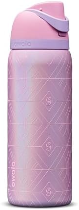 Owala Wicked FreeSip Stainless Steel Water Bottle 32 oz Glinda (Pink)