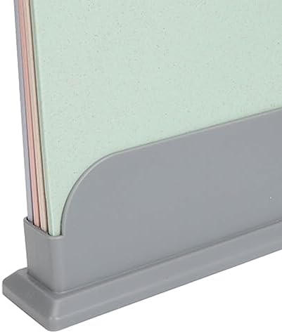 4Pcs Color Coded Cutting Boards Set with Holder for Kitchen