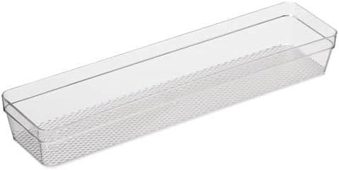 Oggi Clear Drawer Organizer - 3" X 12.5" - Ideal for Organizing