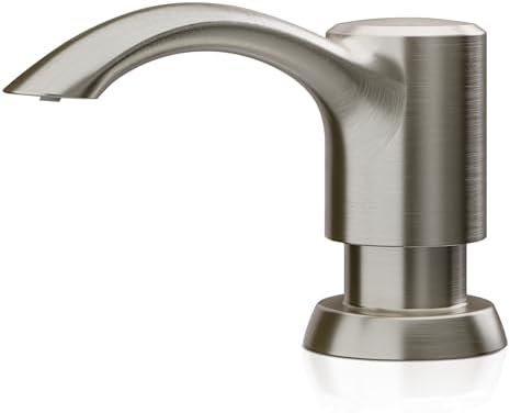 SAMODRA Built-in Kitchen Sink Soap Dispenser, Brushed Nickel
